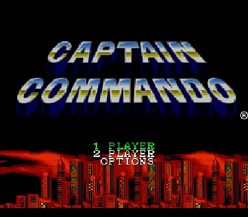 Captain Commando (USA) screen shot title